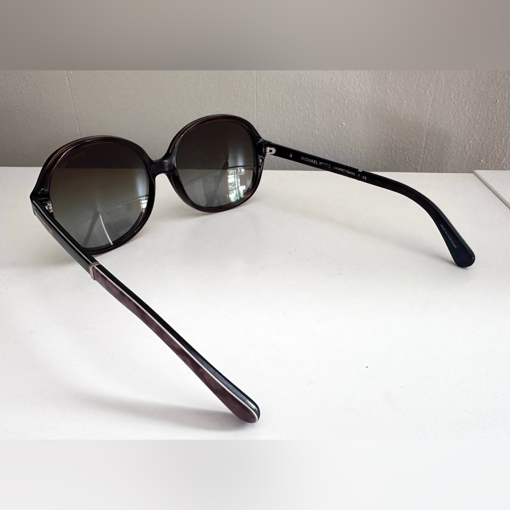Michael Kors Tortoise Gradient Oversized Women's Sunglasses - Picture 7 of 16